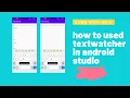 how to used in android studio in android android