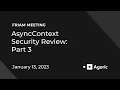 Is it safe to add fluid scopes to an ocap language AsyncContext Security Review Part 3