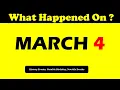 March 3 Highlights Significant Events Famous Birt ays Notable Deaths