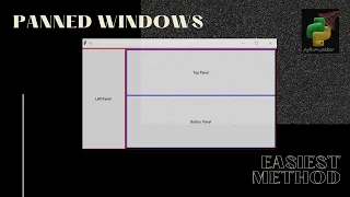 Creating Panned Windows Using Tkinter