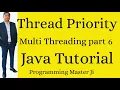 Thread Priority in java java Thread priority java Multithreading multithreading tutorial hindi