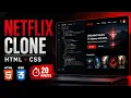 Netflix Clone Under 20 minutes With Source Code