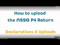 Step-by-step on how to upload P4 returns on the Self service portal