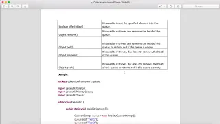 Queue and PriorityQueue in Collection