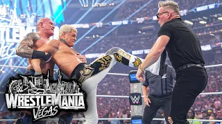 cody rhodes vs randy orton undisputed wwe championship match wrestlemania 42 saturday highlights