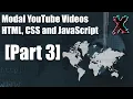 Modal YouTube s HTML CSS and JavaScript Tutorial Part 3 2023