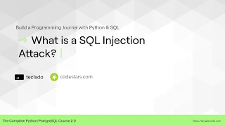 What is a SQL Injection Attack - The Complete Course 2 0