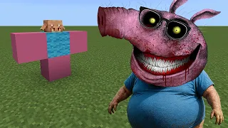 SCARY DADDY Peppa Pig Addon in Minecraft PE Bedrock