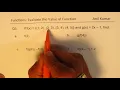 How to Evaluate Functions and Strategy to Solve Word Problems