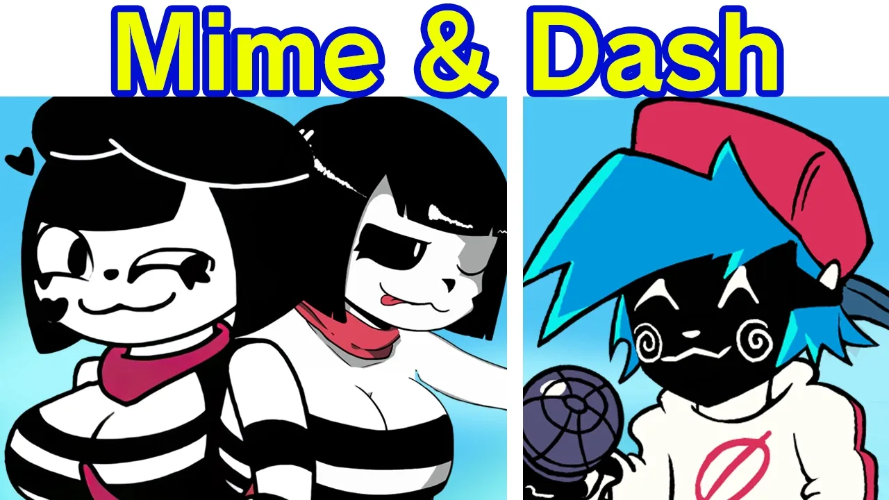 FNF: Funk Mime and Dash v1