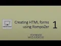 Solved Textbook Exercise Computer Studies ch-1 Creating HTML forms using KompoZer