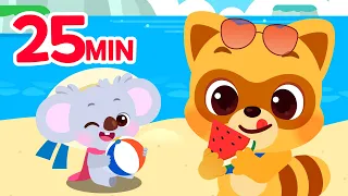 It's Summer! Summer Vacation Songs Compilation ☀️ | Nursery Rhymes | Sing Along with Lotty Friends