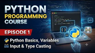 Python Programming Course Episode 1 Python Basics Variables Input Type Casting
