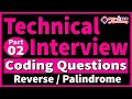 Technical Interview Coding Question Coding question in c Palindrome Fox Tech Academy Part 2