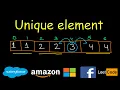 Single element in a sorted array Leetcode