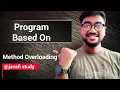 Program Based on Function Overloading User Defined Method Day 10 ICSE