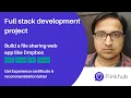 FREE Intro to guided Full stack development project - Build a file sharing web app like Dropbox