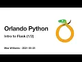 Intro to Flask - Routing and Templating