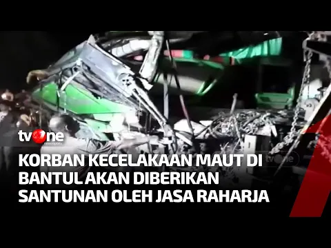 Jasa Raharja akan Berikan Santunan Pada Korban Kecelakaan Bus di Bantul