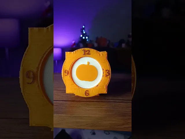 Pumpkin clock video thumbnail
