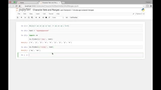 Regular Expressions Character Sets and Ranges