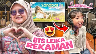 bunda anter leika rekaman lagu baru seru banget lihat leika nyanyi