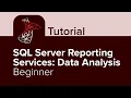 SQL Server Reporting Services Data Analysis Beginner Tutorial