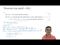 Whiteboard The running time of an Inorder-Tree-Walk