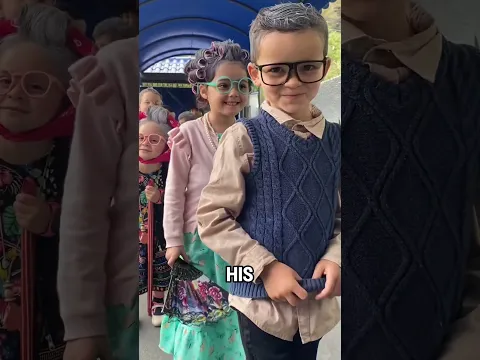 Students Dressed Like Grandparents