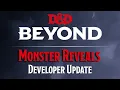 Monster Reveals D D Beyond Dev Update
