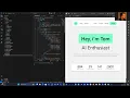 Let s Refactor a html page in to React Vite Tailwind CSS app