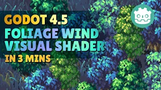 Foliage Wind Effect with Visual Shader in Godot 4 5 Tree Swaying Effect For 2D Top-down Games