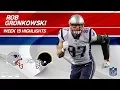 Rob Gronkowski Highlights Patriots vs Steelers NFL Wk 15 Player Highlights