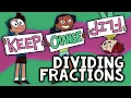 Dividing Fractions with KEEP CHANGE FLIP Fractions Rap Song
