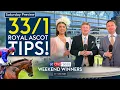BIG PRICE ROYAL ASCOT SATURDAY TIPS WEEKEND WINNERS