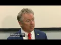 US Sen Rand Paul says Congress should put Iran war up for a vote