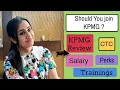 Should you join KPMG KPMG Review CTC Salary Trainings Hike Perks Is KPMG worth it