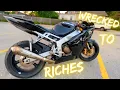 BACK FROM THE DEAD 2003 ZX6R - Full Build and Test Ride