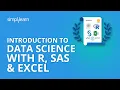 Introduction To Data Science With R SAS Excel Simplilearn
