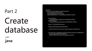 SQL database app JAVA PART 2