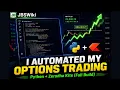 I Automated My NIFTY Options Trading with Python Zerodha Kite Full Build