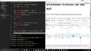 Node JS Tutorial for Beginners Middleware Static Files