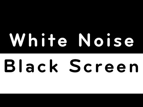 Download MP3 White Noise Black Screen | Sleep, Study, Focus | 10 Hours