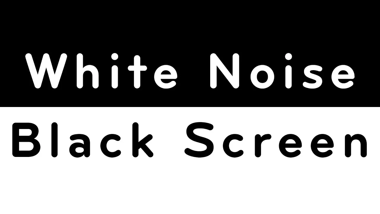 White Noise Black Screen | Sleep, Study, Focus | 10 Hours