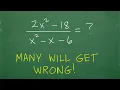 Students FAIL Algebra because of they lack this SKILL Make sure you know this