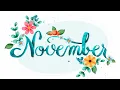 Hello 1st November status Goodbye October Hello November Welcome November Happy new month wishes