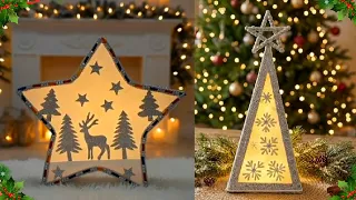 2 New Economical Easy Christmas Decoration Idea from Aluminium Foil | DIY Christmas Craft idea 180🎄