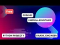 Build your first Virtual Desktop Assistant using Python
