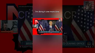 Biden POOPS his pants live on tv at his first appearance since leaving office