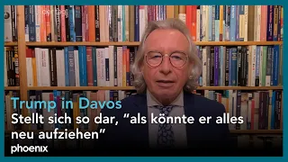 Donald Trump: Prof. Thomas Jäger zur Rede zum Weltwirtschaftsforum in Davos | 23.01.25